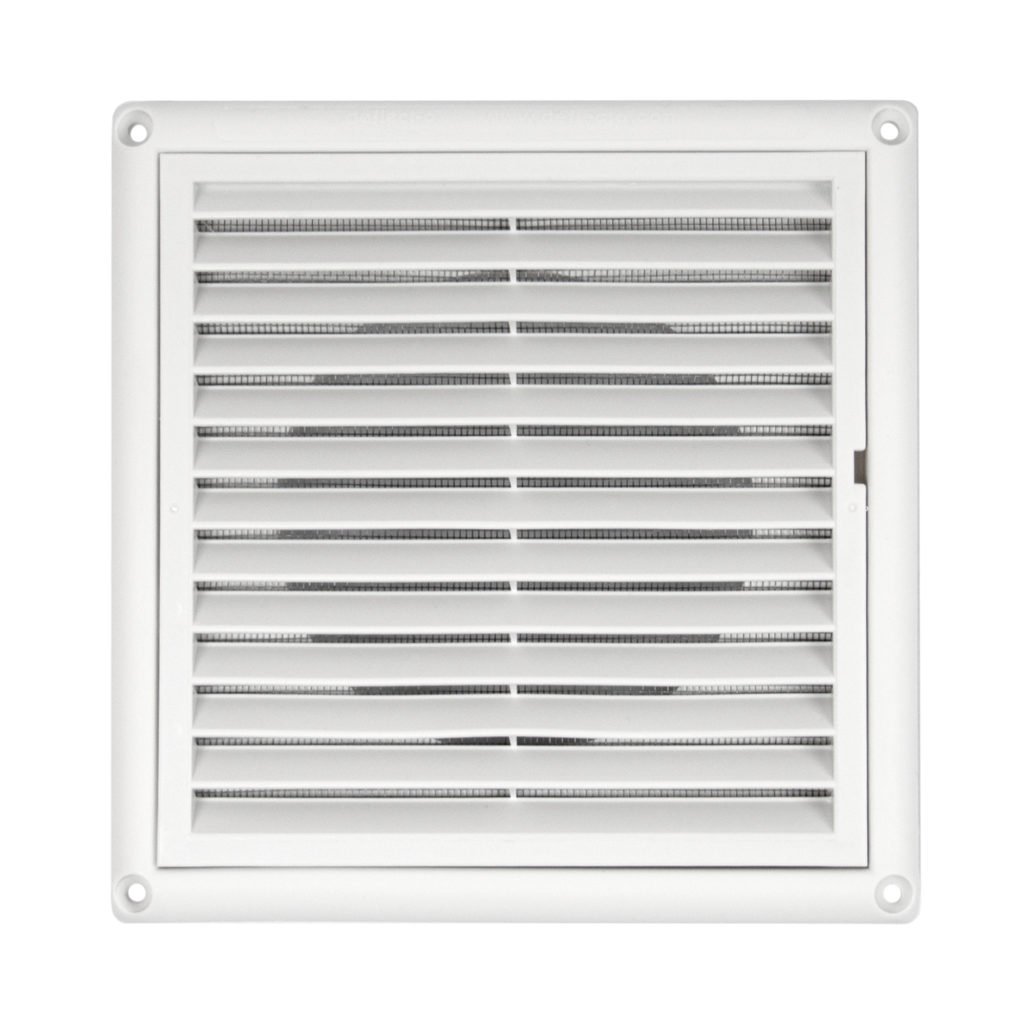 Fixed Grille Vent w/ Screen – Plastic – 100mm - JPM International Pty Ltd.