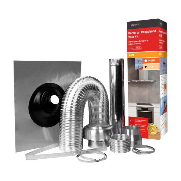 Universal Rangehood Tile Roof Venting Kit - 125/150mm